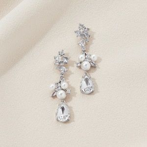 Olive & Piper Blair Drop Earrings - Silver